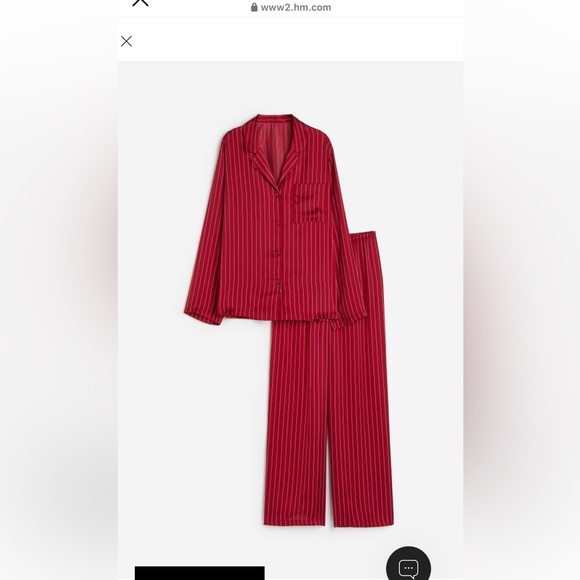 ๐HM red silk pin stripe pjs-new with tags-never worn. size L๐
๐ป๐๐ - Picture 2 of 8